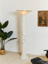 Load image into Gallery viewer, 1980's Art Deco Revival Hollywood Regency Palm Beach Modern Plaster Torchiere