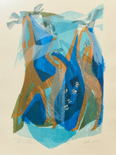 Load image into Gallery viewer, Vintage Mid Century Serigraph artist Esther Lewis