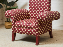 Load image into Gallery viewer, Curved Sculptural Polkadot Art Sculpture Chair