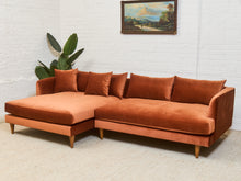 Load image into Gallery viewer, Rowan Sectional Sofa in Terra Cotta