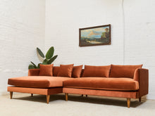 Load image into Gallery viewer, Rowan Sectional Sofa in Terra Cotta