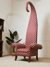 Load image into Gallery viewer, Curved Sculptural Polkadot Art Sculpture Chair