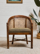 Load image into Gallery viewer, 1970’s Wicker Back Barrel Chair
