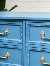 Load image into Gallery viewer, Château Sky Blue Hollywood Regency Dresser