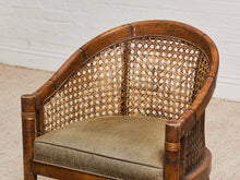 Load image into Gallery viewer, 1970’s Wicker Back Barrel Chair