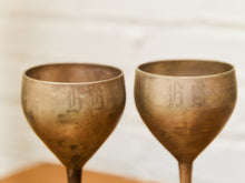 Load image into Gallery viewer, Silver Plated Antique Goblets