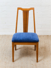 Load image into Gallery viewer, Blue Vintage Mid Century Dining Chairs