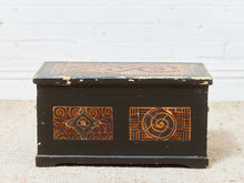 Load image into Gallery viewer, Large Mosaic Folk Art Antique Box