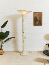 Load image into Gallery viewer, 1980's Art Deco Revival Hollywood Regency Palm Beach Modern Plaster Torchiere