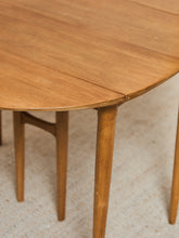 Load image into Gallery viewer, Vintage Mid Century Oblong Dining Table with Drop Leaf