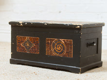 Load image into Gallery viewer, Large Mosaic Folk Art Antique Box