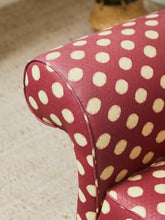 Load image into Gallery viewer, Curved Sculptural Polkadot Art Sculpture Chair