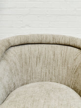 Load image into Gallery viewer, Leon Rosen for Pace Mid Century Chrome Swivel Lounge Chair