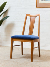 Load image into Gallery viewer, Blue Vintage Mid Century Dining Chairs