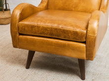 Load image into Gallery viewer, Wellington Chair in Echo Lager Leather