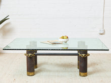 Load image into Gallery viewer, Large Chunky Post Modern Coffee Table