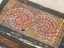 Load image into Gallery viewer, Large Mosaic Folk Art Antique Box