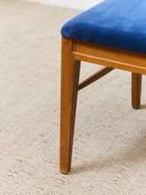 Load image into Gallery viewer, Blue Vintage Mid Century Dining Chairs