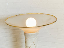 Load image into Gallery viewer, 1980's Art Deco Revival Hollywood Regency Palm Beach Modern Plaster Torchiere