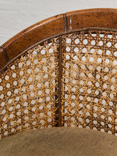 Load image into Gallery viewer, 1970’s Wicker Back Barrel Chair