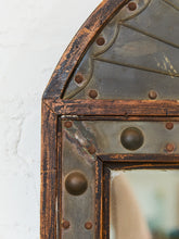 Load image into Gallery viewer, Antique Eastlake Architectural Wood Sunburst Pediment Mirror