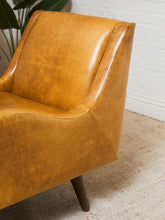 Load image into Gallery viewer, Wellington Chair in Echo Lager Leather