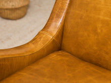 Load image into Gallery viewer, Wellington Chair in Echo Lager Leather