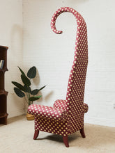 Load image into Gallery viewer, Curved Sculptural Polkadot Art Sculpture Chair