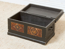 Load image into Gallery viewer, Large Mosaic Folk Art Antique Box
