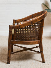 Load image into Gallery viewer, 1970’s Wicker Back Barrel Chair