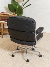 Load image into Gallery viewer, Black Leather Office Chair