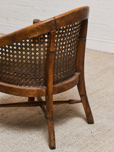 Load image into Gallery viewer, 1970’s Wicker Back Barrel Chair