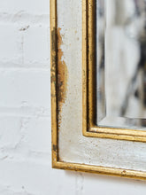 Load image into Gallery viewer, Large Gold and Silver Mirror made in Italy