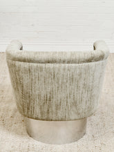 Load image into Gallery viewer, Leon Rosen for Pace Mid Century Chrome Swivel Lounge Chair