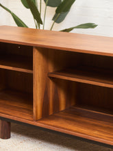 Load image into Gallery viewer, Walnut 1960’s Multi Media LP Storage Cabinet
