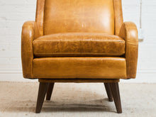Load image into Gallery viewer, Wellington Chair in Echo Lager Leather