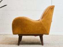 Load image into Gallery viewer, Wellington Chair in Echo Lager Leather