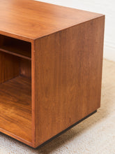 Load image into Gallery viewer, Walnut 1960’s Multi Media LP Storage Cabinet
