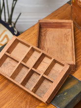 Load image into Gallery viewer, Vintage Primitive Distressed Japanese Calligraphy Storage Chest