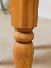 Load image into Gallery viewer, Vintage Butcher Block Marble Top Table