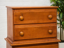 Load image into Gallery viewer, Maple Vintage Antique Highboy