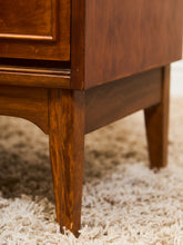 Load image into Gallery viewer, Walnut Mid Century 9 Drawer Dresser