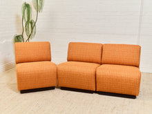 Load image into Gallery viewer, Tappo Modular Sofa by John Mascheroni for Vecta in Orange Tweed