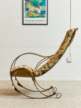Load image into Gallery viewer, Antique 1800’s RW Winfield Tiger Fur Rocking Chair