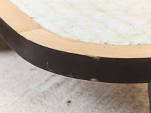 Load image into Gallery viewer, Organic Modern Sculptural Coffee Table Curved Wood Mother of Pearl Design