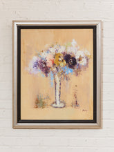 Load image into Gallery viewer, Vintage Mid Century Floral Still Life Abstract