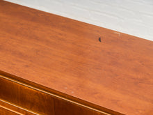 Load image into Gallery viewer, Walnut Mid Century 9 Drawer Dresser