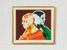 Load image into Gallery viewer, 1970's Tufted Fiber Art Portrait