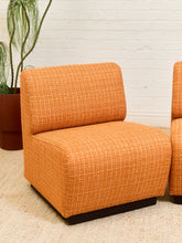 Load image into Gallery viewer, Tappo Modular Sofa by John Mascheroni for Vecta in Orange Tweed