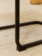 Load image into Gallery viewer, Black and Rattan Dining Chair